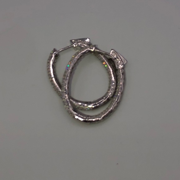 2ct Oval Hoops - Picture 8 of 10